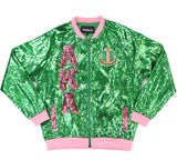 Alpha Kappa Alpha-Sequin Jacket (Green) (2nd addition)