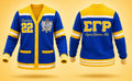 Sigma Gamma Rho - Chenille Cardigan (Blue) (2nd Edition)