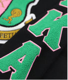 Alpha Kappa Alpha - VNeck Sweater (Black)