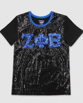 Zeta Phi Beta - Sequin Tee (2nd Edition/Black)