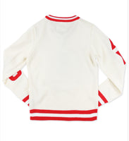 Delta Sigma Theta - VNeck Sweater (Ivory)