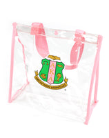 Alpha Kappa Alpha- Clear Tote (Pink)