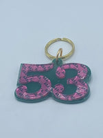 Alpha Kappa Alpha - Line Number Keychain #53