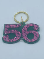 Alpha Kappa Alpha - Line Number Keychain #56