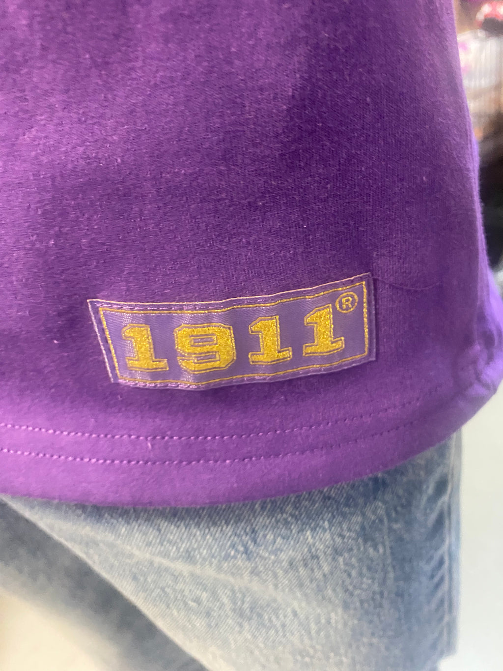 Omega Psi Phi - Heavy Weight Big Stitch Embroidered Short Sleeve Shirt, Da Greek Spot Original Collection