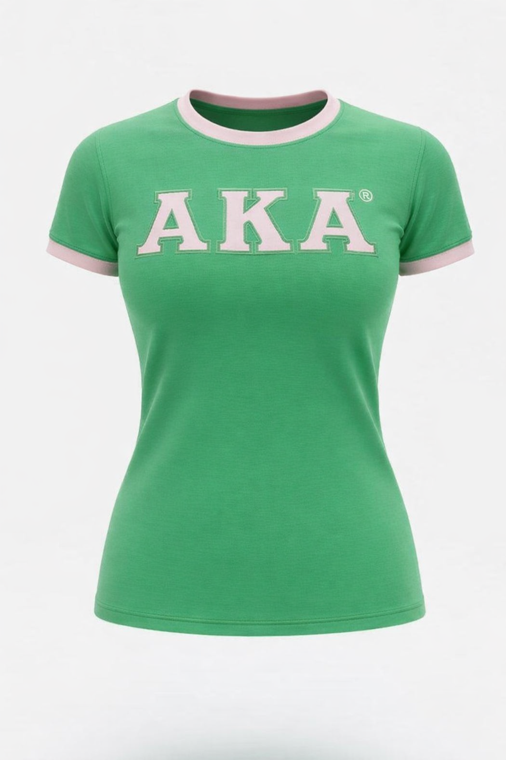 Alpha Kappa Alpha - Ringer Tee (Green)