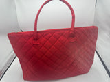 Delta Sigma Theta - Quilted Tote Bag (20in L x12in H)