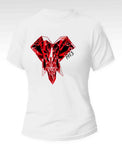 Delta Sigma Theta - “Diamond Elephant” Printed Tee (White)