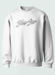 Alpha Kappa Alpha - “Silver Star” Crewneck Sweatshirt(White)