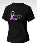 Simga Gamma Rho- “Breast Cancer Awareness" (Tee,Black/Blue)