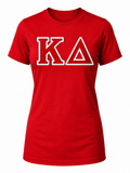 Delta Sigma Theta - Kappa Delta Chapter Printed Tee (Red)