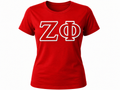 Delta Sigma Theta - Zeta Phi Chapter Printed Tee (Red)
