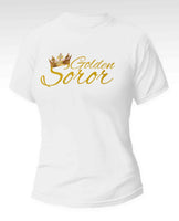 Alpha Kappa Alpha - “Golden Soror” (Tee,White)