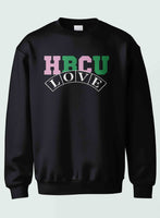 HBCU -“Love" (Crewneck ,[Pink/Green] Black)