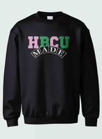 HBCU -“Made" (Crewneck ,[Pink/Green] Black)