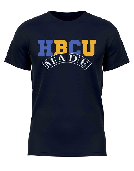 HBCU -“Made" (Tee,[Blue/Gold] Black )#2