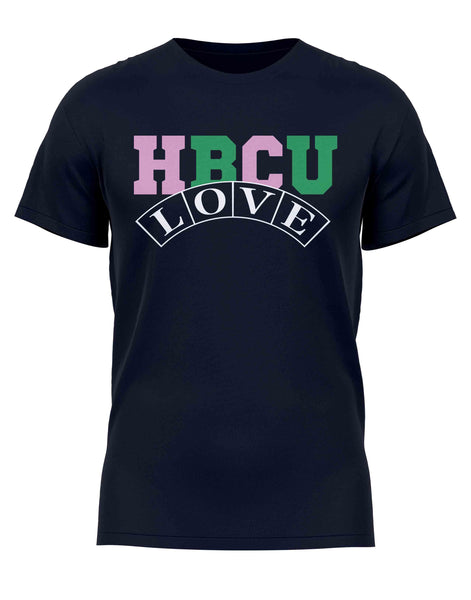 HBCU -“Love" (Tee,[Pink/Green] Black)#2