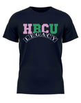 HBCU -“Legacy" (Tee,[Pink/Green] Black)#2