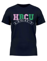 HBCU -“Legacy" (Tee,[Pink/Green] Black)#2