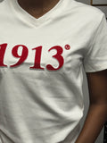 Delta Sigma Theta -1913 Embroidered (Soft Touch/Red) Dagreekspot Original Collection