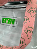 Alpha Kappa Alpha - 11” Clear Travel Toiletry Bag w/Makeup Organizers