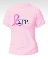 Sigma Gamma Rho - “Breast Cancer Awareness" (Tee,Pink/Blue)