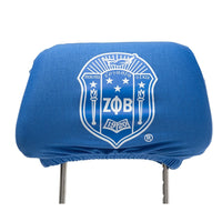 Zeta Phi Beta - Car Seat Head Rest Cover (Blue)