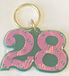 Alpha Kappa Alpha - Line Number Keychain #28
