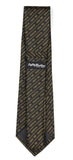 Mason - Neck Tie (Black/Letters)