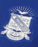 Phi Beta Sigma - Embroidered & Printed Heavy Weight Tee (Blue)