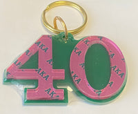 Alpha Kappa Alpha - Line Number Keychain #40