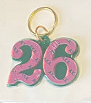 Alpha Kappa Alpha - Line Number Keychain #26
