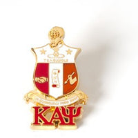 Kappa Alpha Psi - 3D Color Shield Pin w/Letters