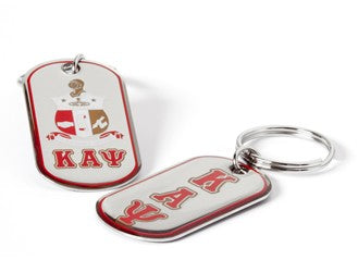 Kappa Alpha Psi - Epoxy Dog Tag Key Ring