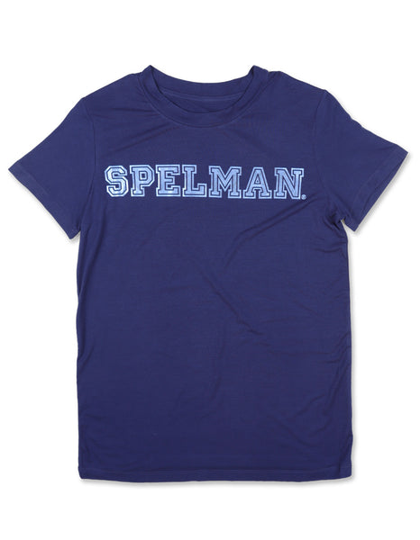 Spelman College - Foil Tee Shirt (Blue)