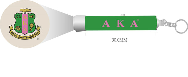 Alpha Kappa Alpha - Torch Light Key Ring