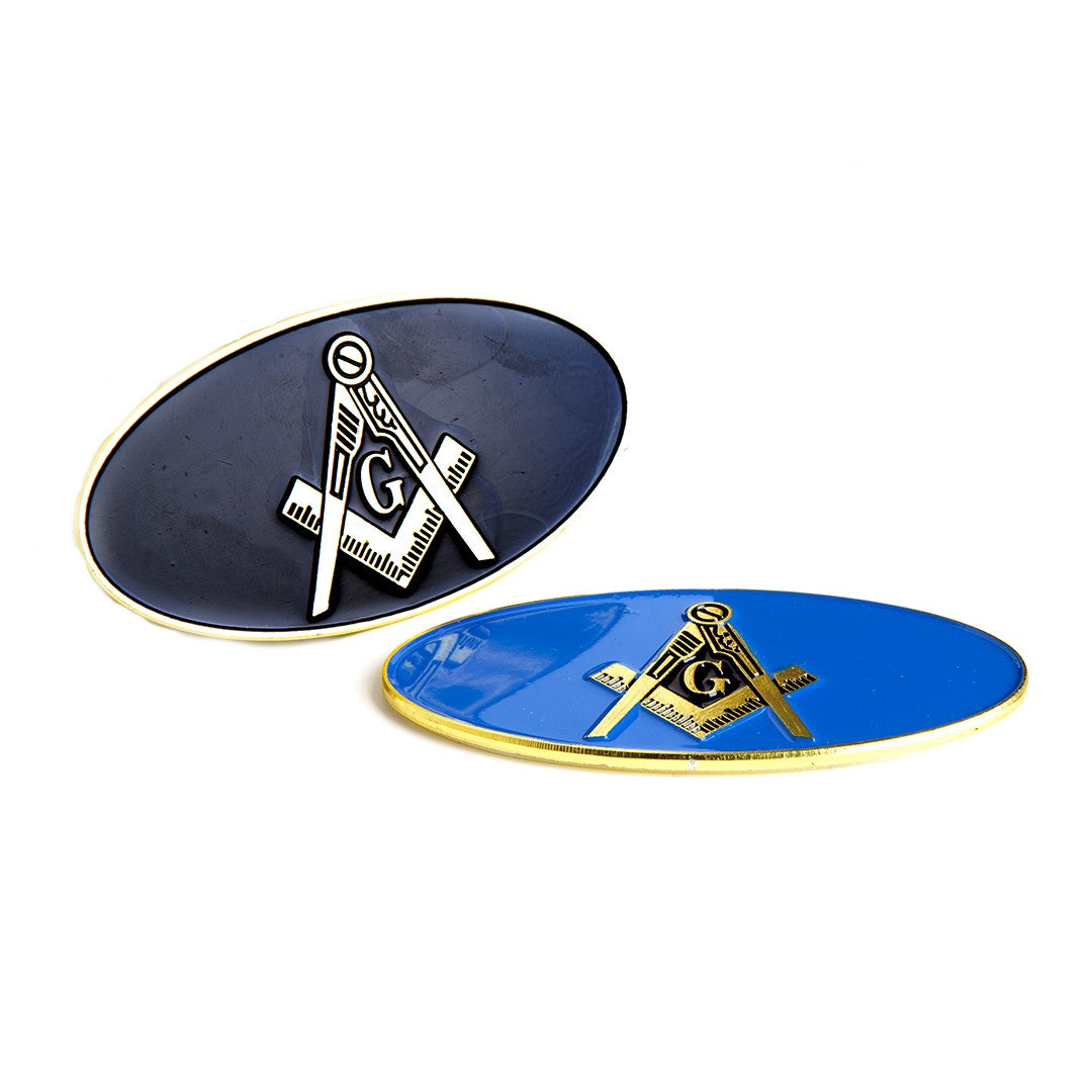 Oval Car Badge