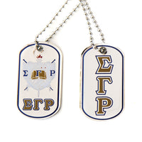 Sigma Gamma Rho - Dog Tag Necklace w/Epoxy Coating