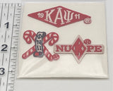 Kappa Alpha Psi -3 Pack Embroidered StIckers (Any Hard Surface) #2