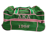 Alpha Kappa Alpha -  Trolley Bag (Green)