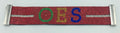 Order of The Eastern Star - Red Bling Bracelet w/Magnetic Closers