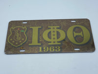 Iota Phi Theta- 1963 Acrylic License Plate