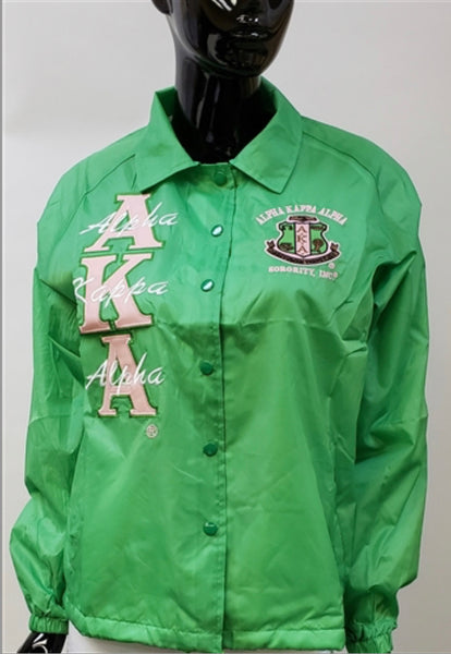Alpha Kappa Alpha - Line Jacket Green