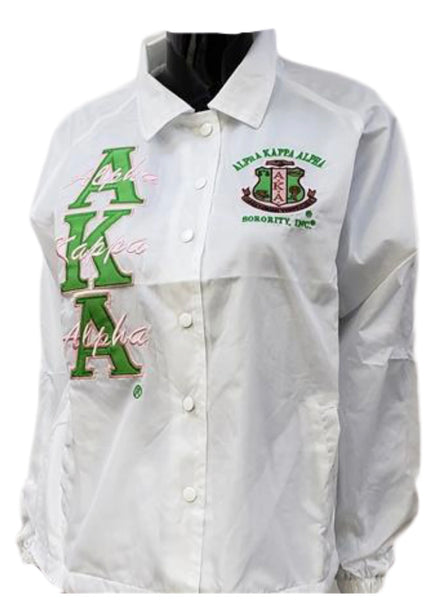 Alpha Kappa Alpha - Line Jacket (White)