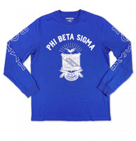 Phi Beta Sigma - (Printed) Long Sleeve Tee