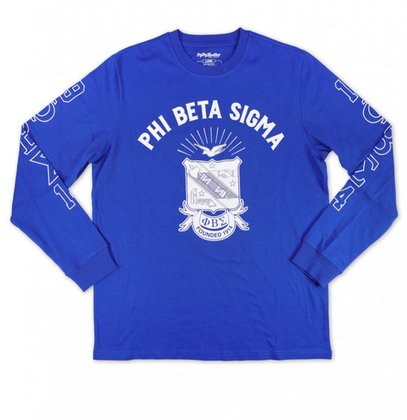 Phi Beta Sigma - (Printed) Long Sleeve Tee
