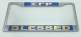 Sigma Gamma Rho - Blessed License Plate Frame