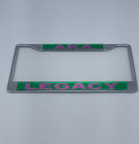 Alpha Kappa Alpha - Legacy License Plate Frame