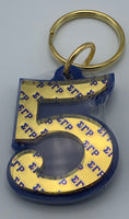 Sigma Gamma Rho - Line Number Keychain #5