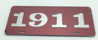 Kappa Alpha Psi - 1911 License Plate